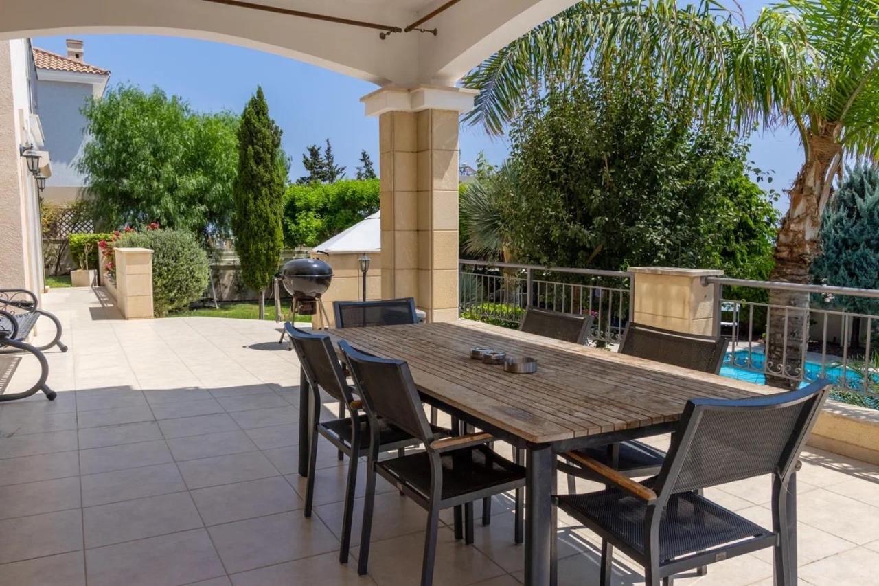 Seaview 6 Bedroom Villa & Private Pool Limisso Esterno foto